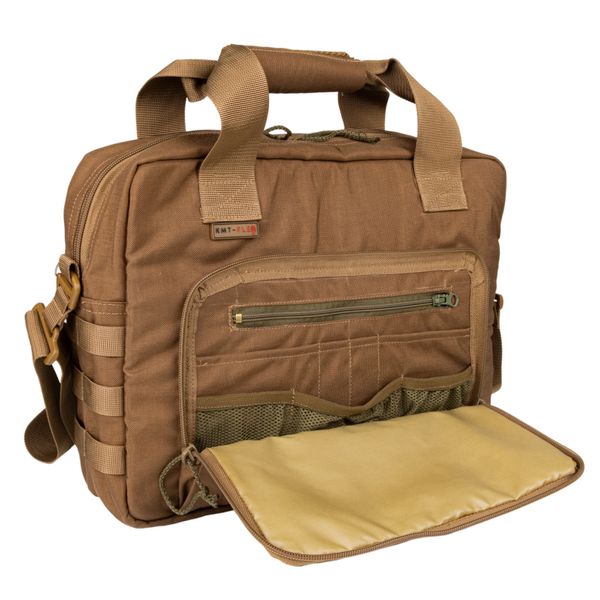 Тактична адмін сумка адмін панель з ручками та регульованим ремінем кольор койот К-027.5 фото