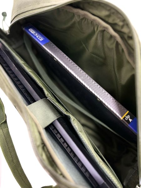 Тактическая админ сумка админ панель с ручками и регулируемым ремнем цвет хаки К-027 фото